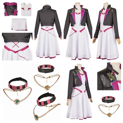 Arcane League of Legends 2:Jinx/Powder Cosplay Costume+Necklace Jinx fullsuits