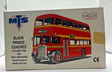 MTS MODEL BUS KIT LEYLAND TITAN PD3 EAST LANCS BLACK PRINCE COACHES K1
