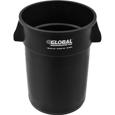 Global Industrial 44 Gallon Garbage Can Black