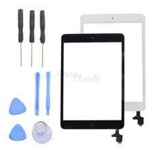 For iPad Mini 1st 2nd Generation Touch Screen Glass Digitizer  IC  Home Button