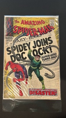 AMAZING SPIDER-MAN # 56 - 1ST APP OF CAPTAIN STACY-SPIDEY JOINS DOC OCK