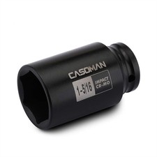 Casoman 12-inch Drive 6-point Deep Impact Socket- 1-516 33.34 Mm Deep
