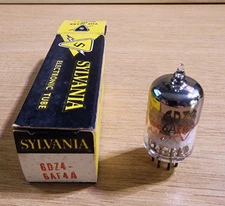 6DZ4 / 6AF4A, Sylvania, Damper Diode Vacuum Tube - NOS - TESTED
