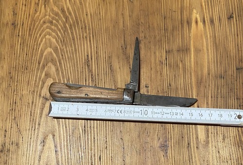 Altes Taschenmesser Holz 2 Teilig - Bild 7 von 7