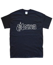 SAXON New Graphic T-SHIRT sizes S M L XL XXL colours Black, White