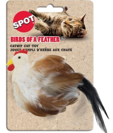 Ethical Pet Spot Birds Of A Feather  Assorted Chicken/Duck Catnip Toys for Cats