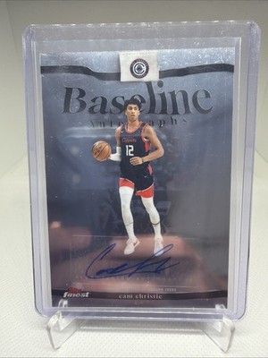 2025-26 Topps Finest - Baseline Autographs Cam Christie #BA-CC Refractor (AU)