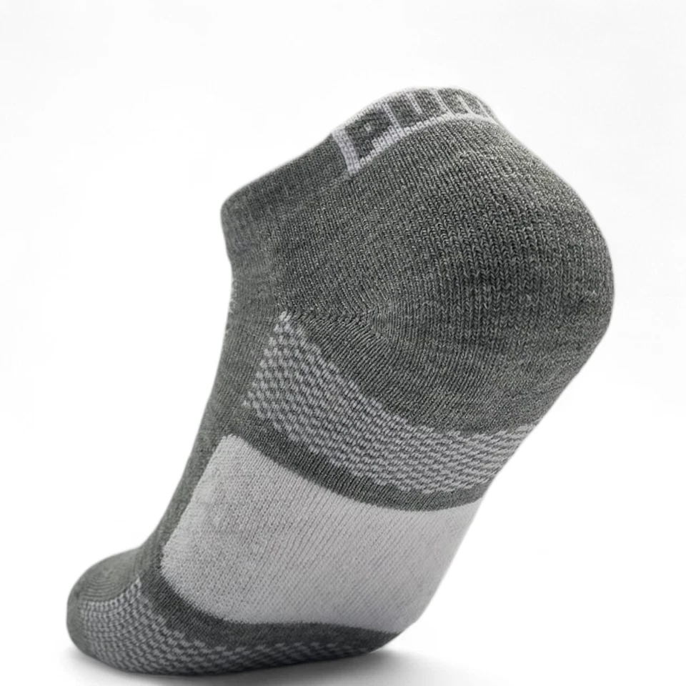 Puma Mujer Corte Bajo Bajo Bajo Tobillo Gris Color Calcetines 6 Pares Foto 3 de 4