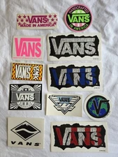 VANS Decal Lot 1988-1991 Original Surf Skate Bmx Not Reproduction