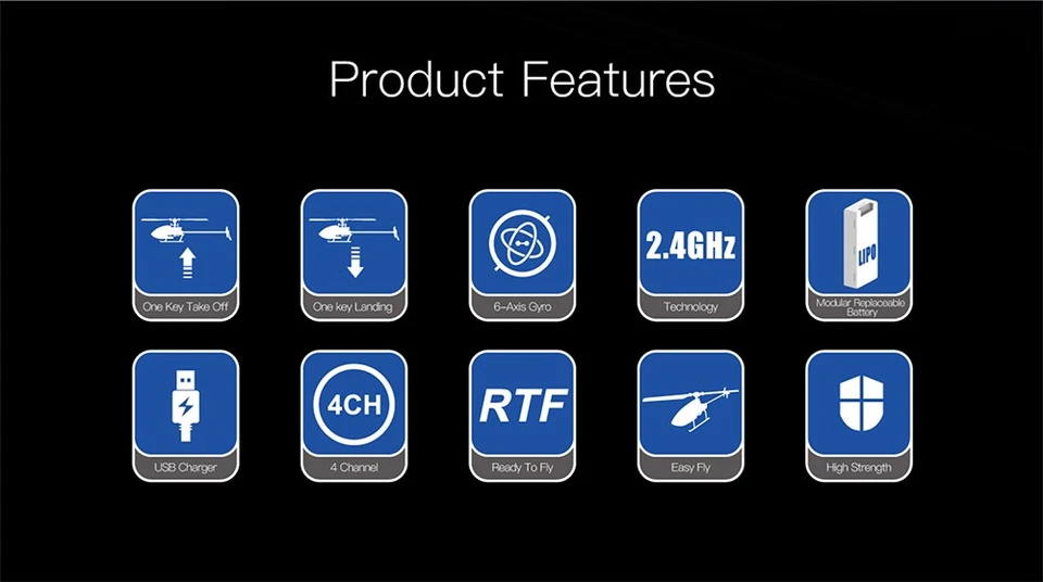 RC ERA C129 4CH Aititude Control 6-axis Gyro Remote Control RC Helicopter - Image 3 of 4