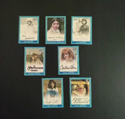 Doctor Who Strickly Ink Autograph Set(7) -Kate Manning, Deborah Watling,- Bright