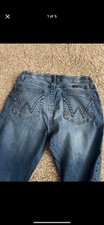 Wrangler Women's Blue Denim Bootcut Western Jeans Size 31/11x32, Mid-Rise