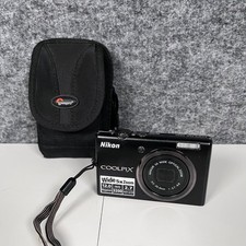 Nikon COOLPIX S570 12MP Digital Camera Black w/ Case