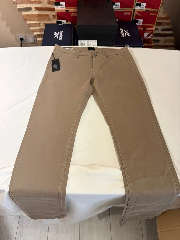 Pantalon Chino Only & Sons Homme Beige Sable – Taille 30/32 – Neuf - Photo 3/4
