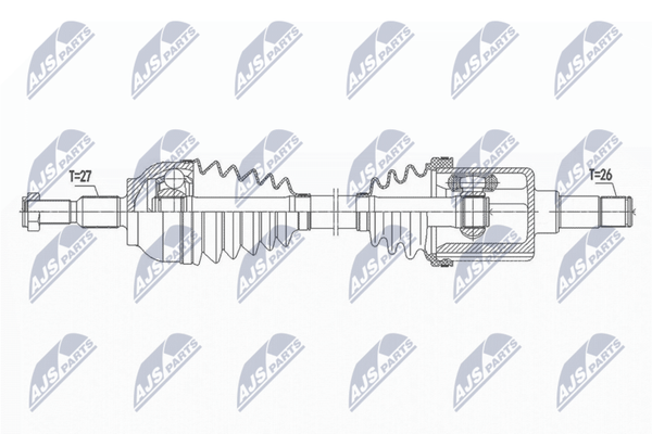 NTY Antriebswelle NPW-FR-101 FüR Ford-image