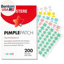 Pimple Patches for Face, Hydrocolloid Acne Patches, Cute Star Zit Covers, Colorf