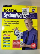 Symantec Norton SystemWorks 2000 v3.0 CD w/ Manuals Win 95/98 UNTESTED