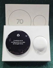 GOOGLE NEST LEARNING THERMOSTAT, GJQ8U, W/ TEMPERATURE SENSOR, CIB,FREE SHIPPING