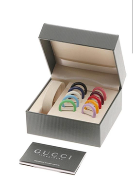 Used Gucci Change Bezel 11/12.2 12 Colors Silver Vintage From