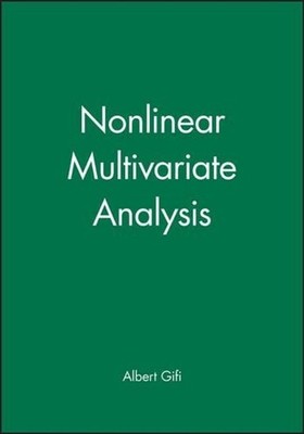 Nonlinear Multivariate Analysis by Albert Gifi (English) Hardcover Book