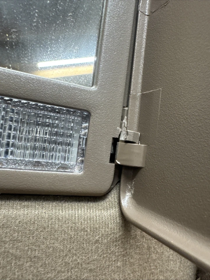 92-96 Ford F-150 F250 Bronco XLT conjunto duplo viseiras LH RH bronzeado LEIA DSC - Imagem 4 de 4