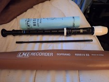 Lmi Recorder Flute Soprano Woodwind 460014 03 with Case