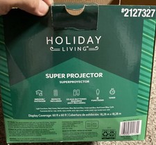 Holiday Living Super Projector Light 8 Changes Functions Christmas Lights EUC