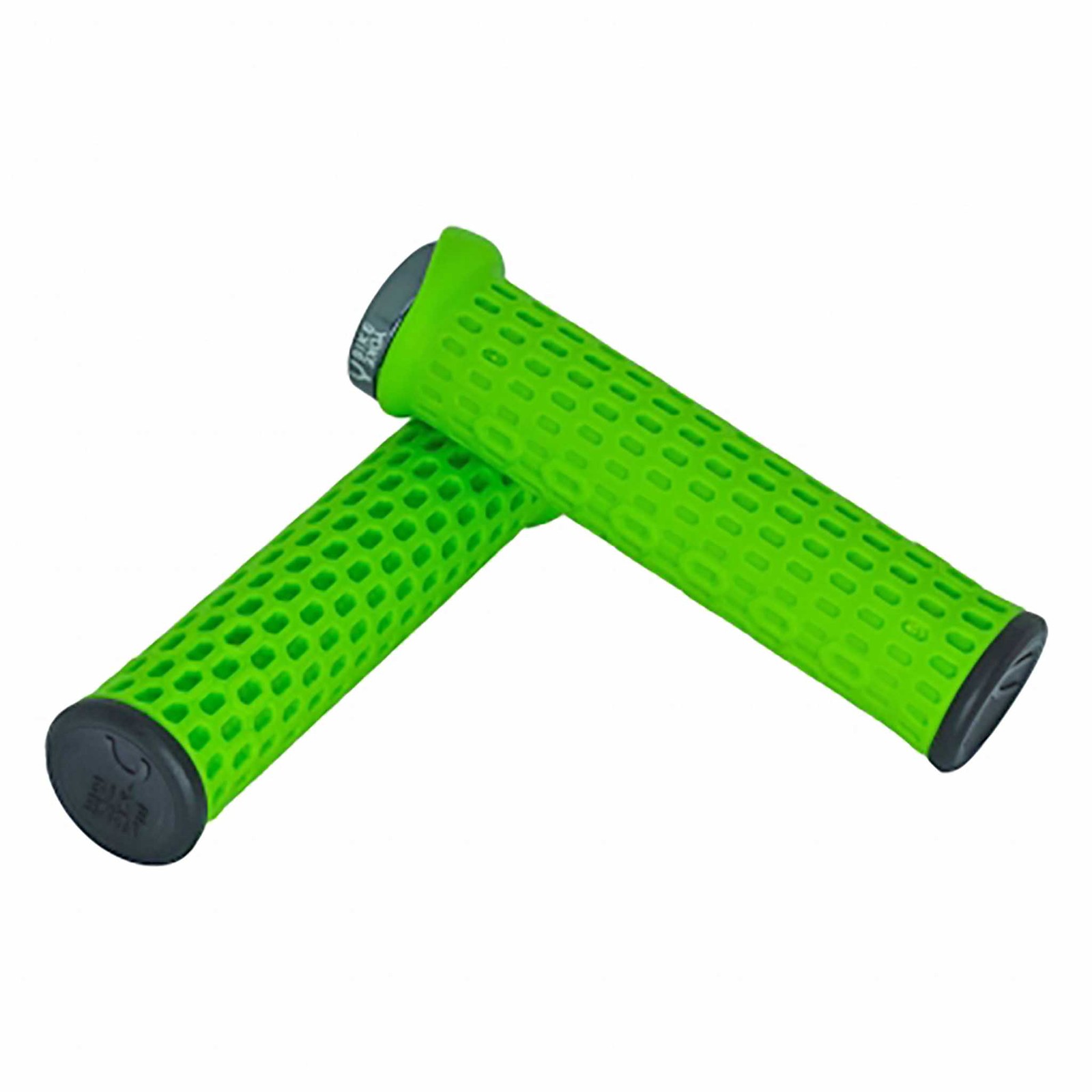 Bike Yoke Grippy Lock-On Handlebar Grip - 31mm Lime Honeycomb Texture Damping 6990₽