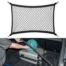 Compact Elastic Trunk Cargo Net 27.5" x 19.6" Mesh Organizer 27.5"x19.6"