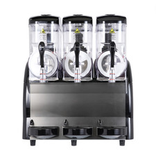 Granita -Series Black & Stainless Steel Slush Machine - 3 x 12L Bowls. Next Day