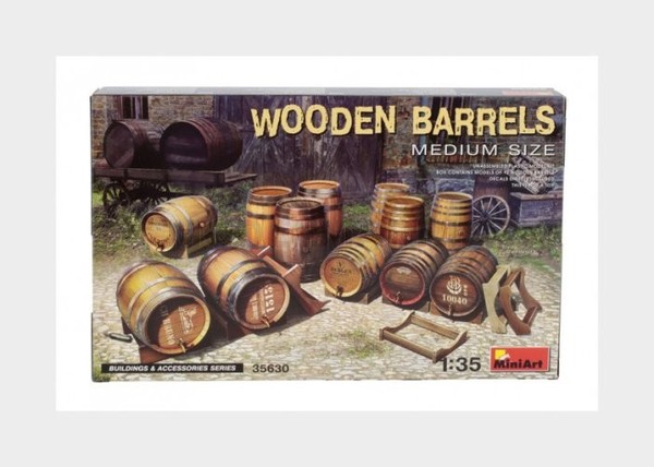 MiniArt 35630 ZubehöR - HolzfäSser - 1/35 Bausatz-image