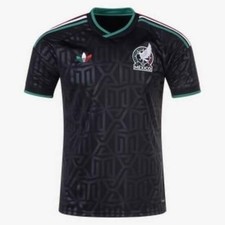 Mexico Men's Black Team jersey      Med-XL