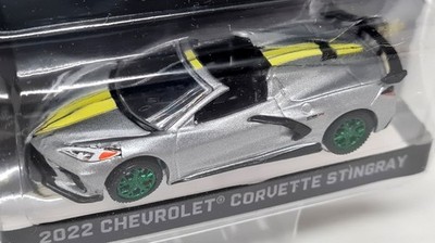 Greenlight 1/64 Chevrolet Corvette Stingray 2022 CHASE Diecast Model Car