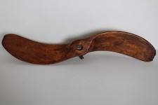 Vintage / Ancienne lame d'hélice ou d'éventail d'avion en bois nouveauté, WWI ? (20")