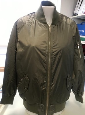 Emma Willis Collection Size 8 Khaki Green Zip Up Jacket Pre Owned Free Shipping