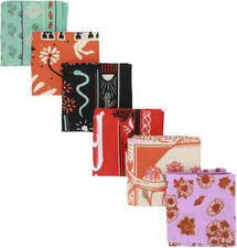 Lightweight Multicolored 22"X22" 6-Pack, 12-Pack and 48-Pack Bandana Set