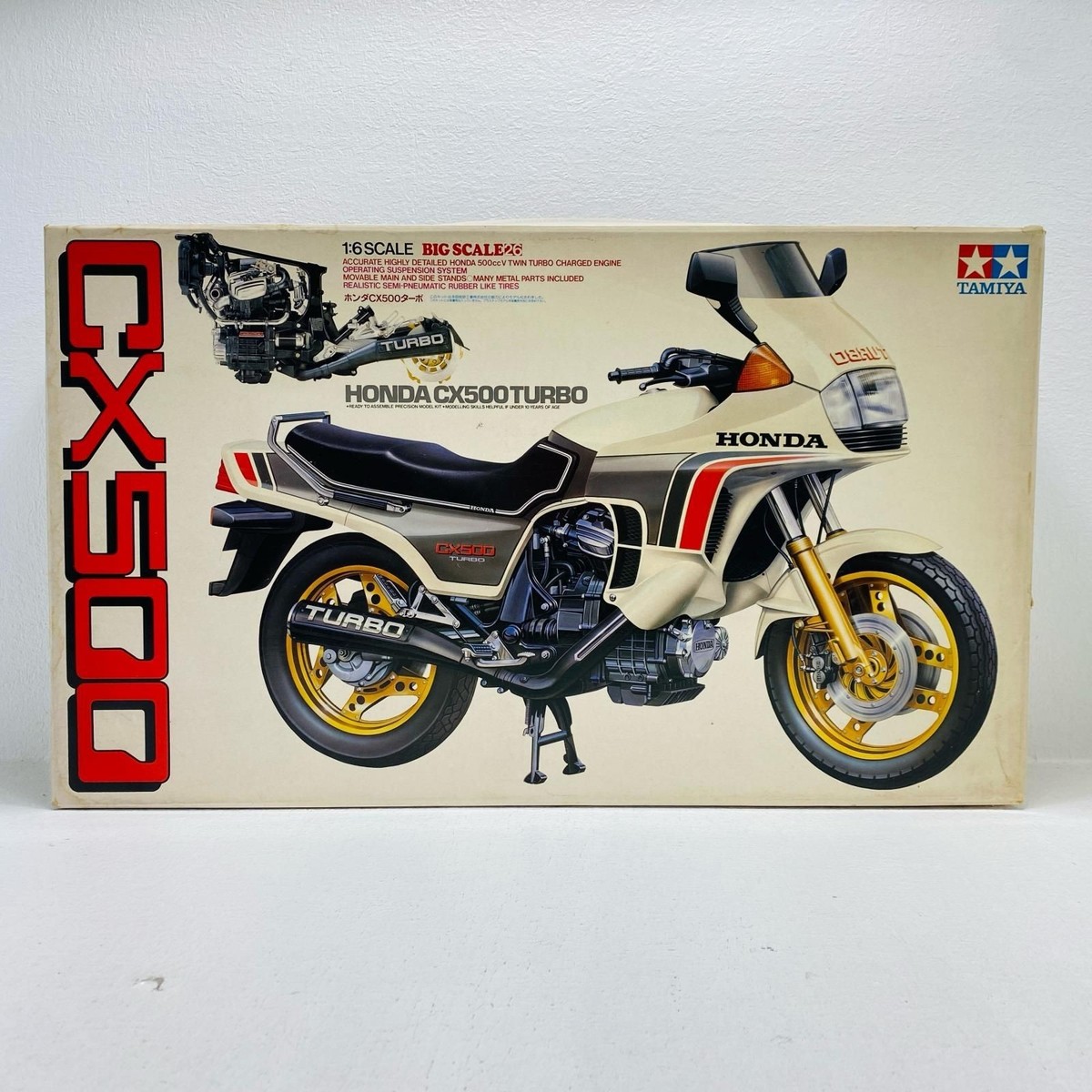 TAMIYA HONDA CX500 TURBO 1/6スケール Tamiya Honda CX500 Turbo 1/6 Motorcycle Model Kit Used Japan | eBay