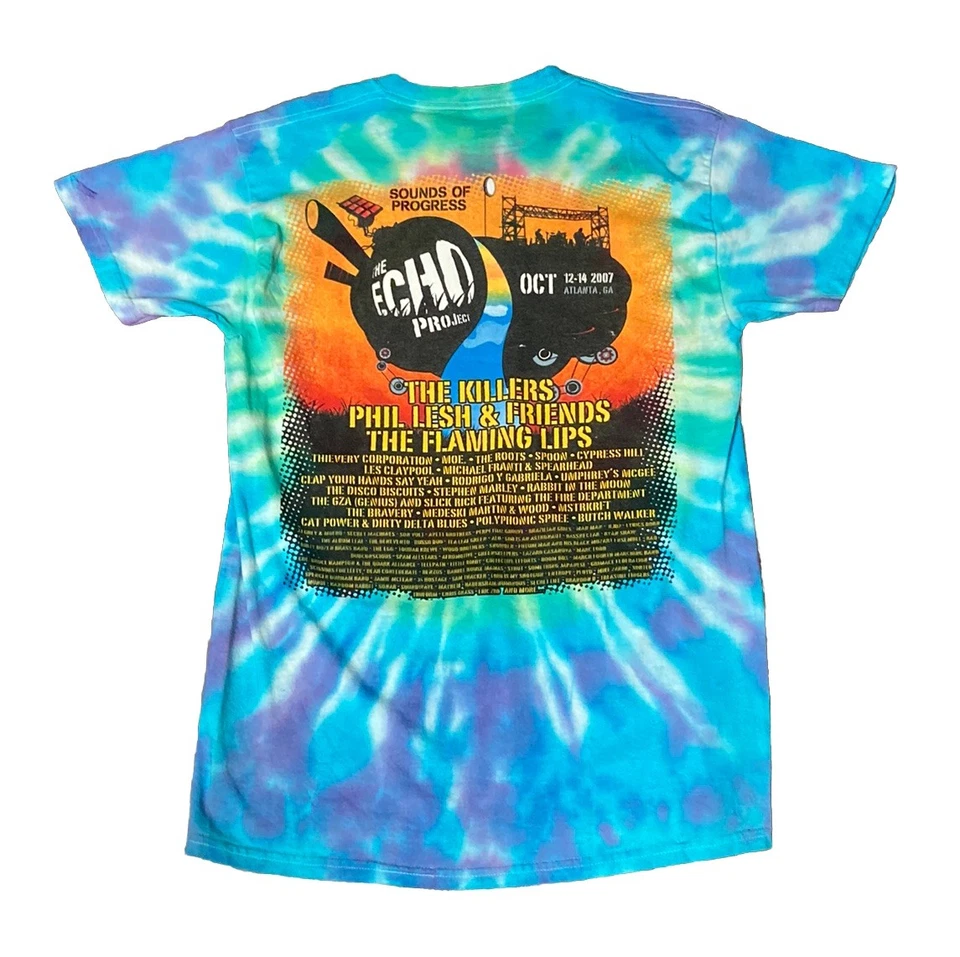 The Flaming Lips Phil Lesh Echo Project Concert Tour T Shirt Size Medium Y2K - Image 2 of 4