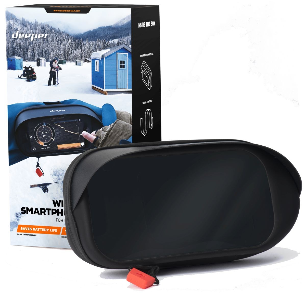 БОЛЕЕ ГЛУБОКИЙ зимний чехол 2.0 17,5x12x4 см от TACKLE-ВЫГОДНЫЕ ПРЕДЛОЖЕНИЯ !!!