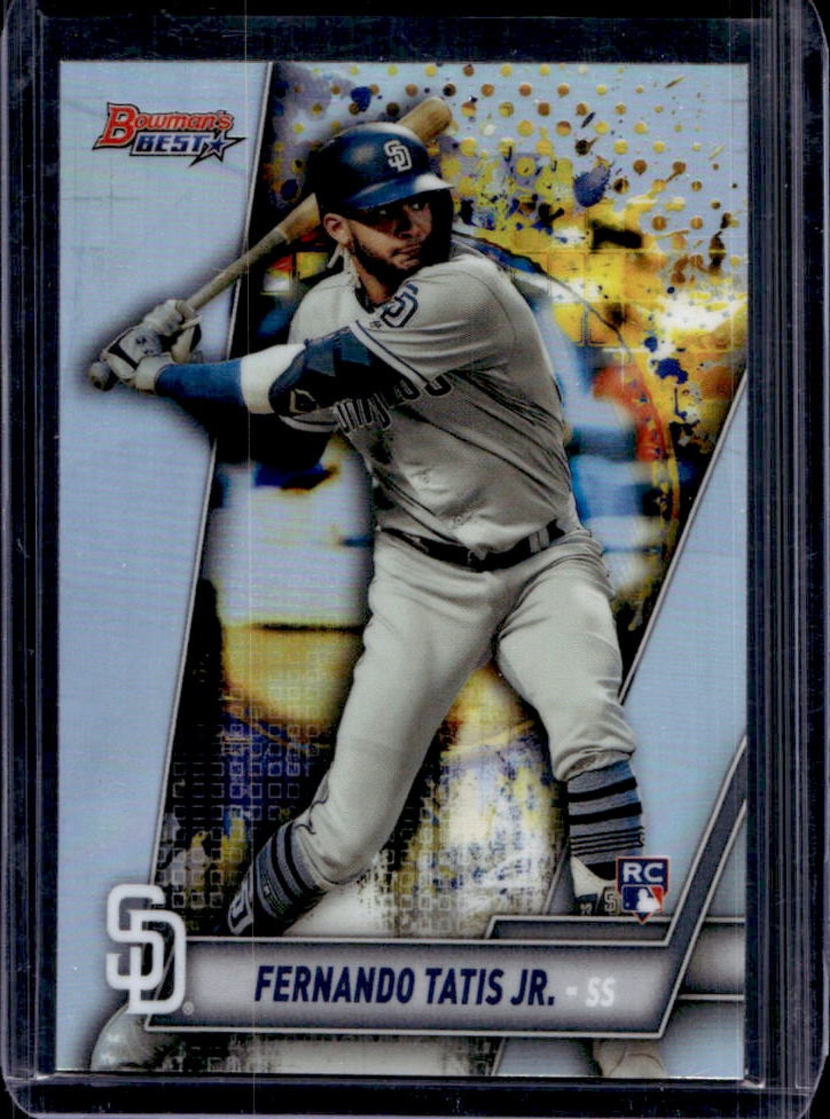 2019 Bowman's Best Fernando Tatis Jr. RC Refractor Rookie #58 Padres