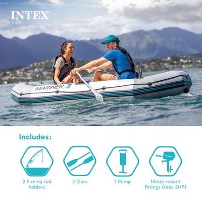 Intex Mariner 3 Three Person Inflatable Raft for sale online | eBay
