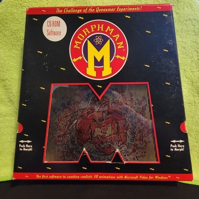 Morphman (CD-ROM, 1993) Big Box PC Computer Game MS-DOS Windows Rare HTF 