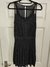 Mango Casual Polka Dots Mini Dress Size S Excellent Condition