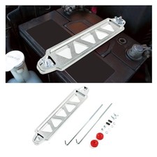 Battery Hold Down Bracket, Battery Tray Aluminum Alloy Battery Tie Down Silver