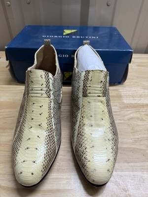 GENUINE SNAKESKIN Giorgio Brutini Private Collection Ankle  display picture 3