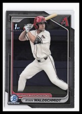 2024 Bowman Draft Chrome #BDC-18 Ryan Waldschmidt Arizona Diamondbacks RC 1st 5