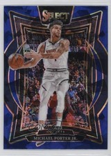 2024 Panini Select Concourse Blue Cracked Ice Prizm Michael Porter Jr #32 0g1u