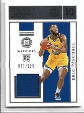 2019-20 Panini Encased #RL-EPA Eric Paschall Rookie Materials #/199 Warriors
