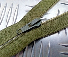 Genuine British Military 33cm Closed End Opti Zip Zipper No Stopper x 2 New