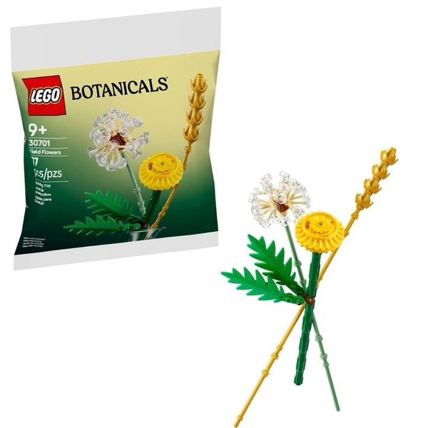 LEGO Botanicals: Field Flowers 30701 juguete de construcción 77 piezas bolsa de polietileno 9+